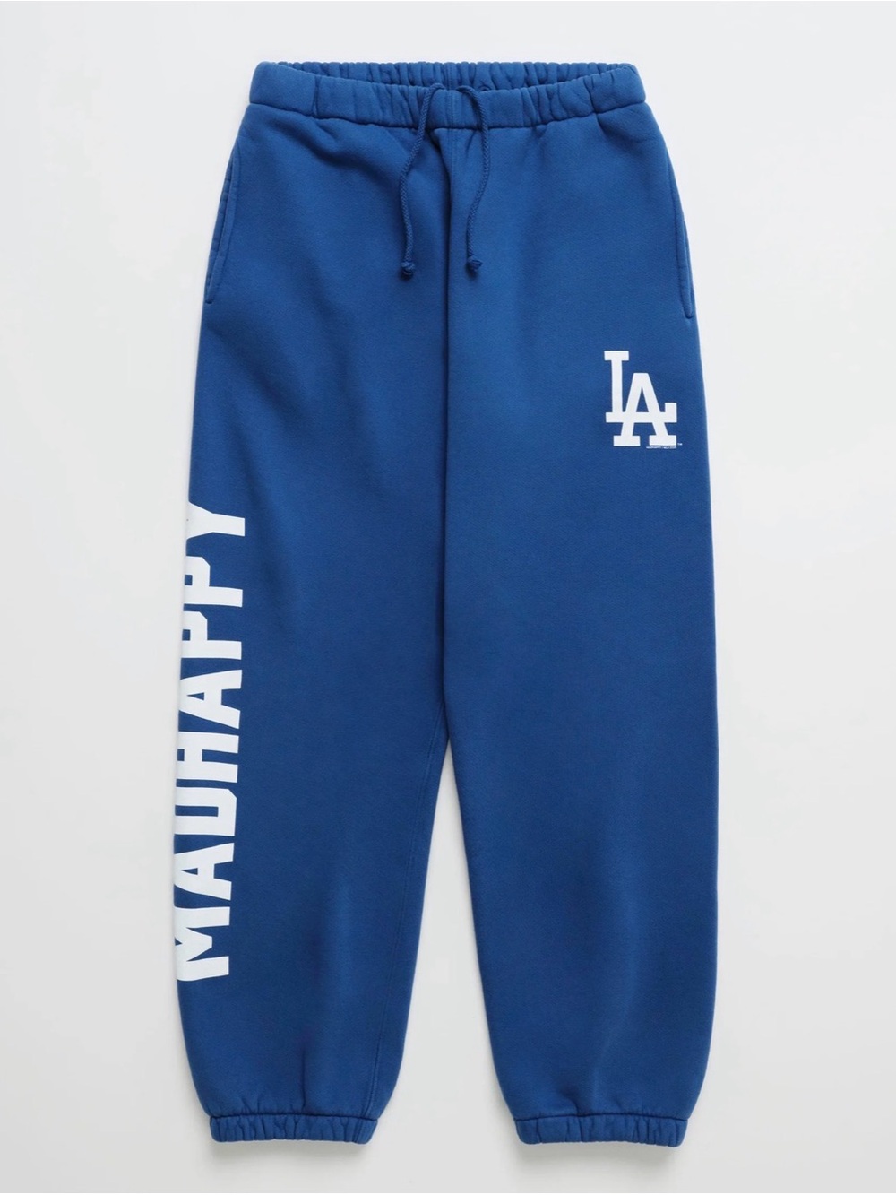 Madhappy Blue Dodgers Joggers with White LA & Side Logo